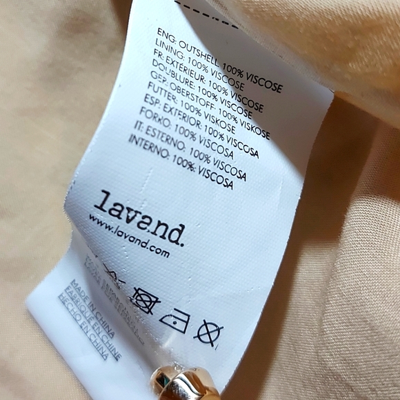 Lavand. Long Sleeve Floral Dress with Waist Tie - Picture 7 of 7